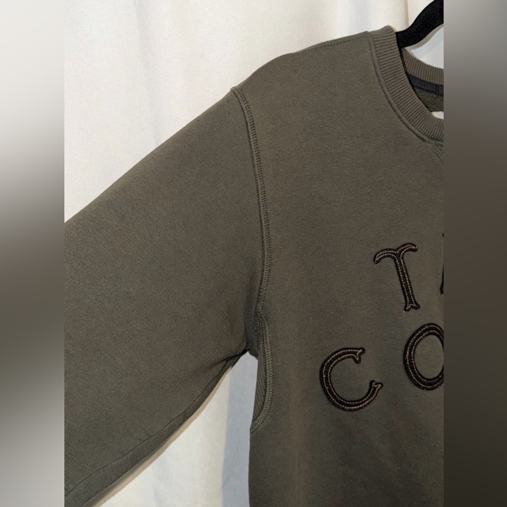REI CO-OP 80th Anniversary Staff Edition Crewneck Sweatshirt Army Green Small S - Picture 4 of 8